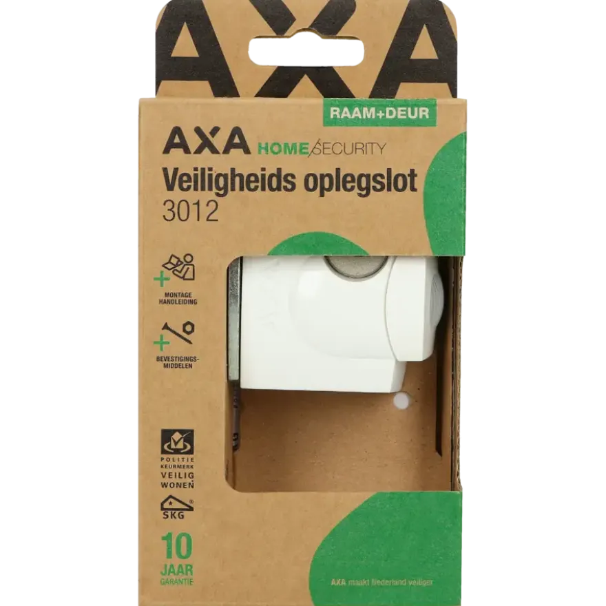 AXA oplegslot SKG 1-ster buitendraaiend wit