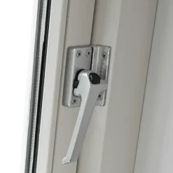 AXA Raamsluiting met drukknop links aluminium