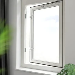 AXA raamsluiting met nok rechts aluminium buitendraaiend