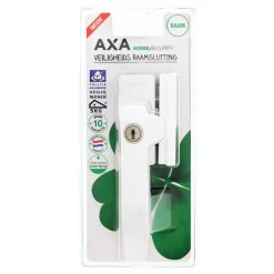 AXA raamsluiting met slot SKG 1-ster links wit buitendraaiend