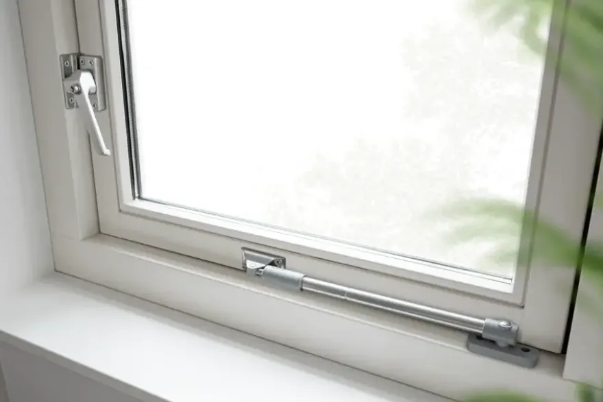 AXA Raamsluiting met slot SKG 1-ster rechts aluminium