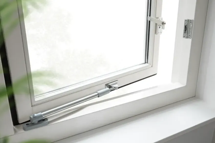 AXA Raamsluiting met slot SKG 1-ster links aluminium