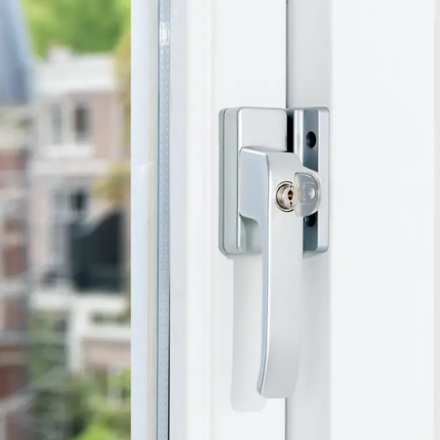 AXA Raamsluiting met slot SKG 1-ster links aluminium