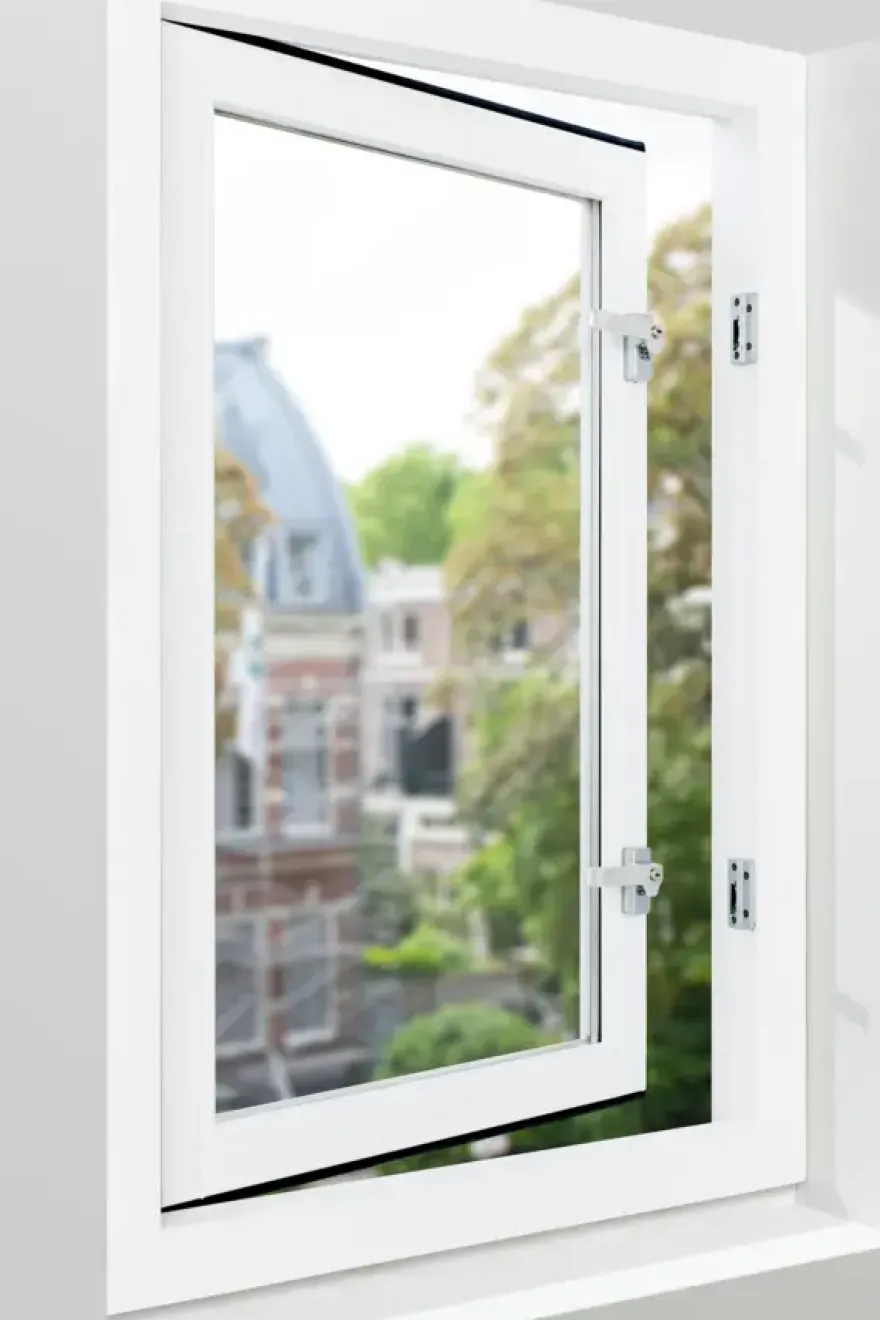 AXA Raamsluiting met slot SKG 1-ster links aluminium