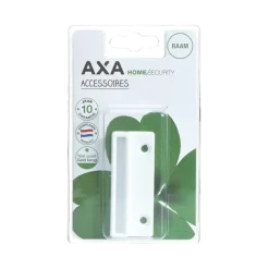 AXA sluitplaat vlak wit gelakt