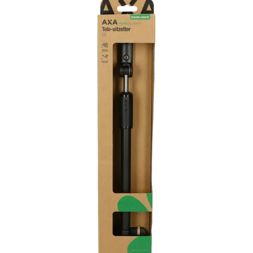 AXA telescopische raamuitzetter zwart 30 cm buitendraaiend