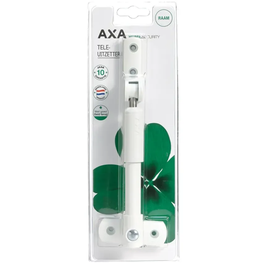 AXA telescopische raamuitzetter wit 20 cm buitendraaiend