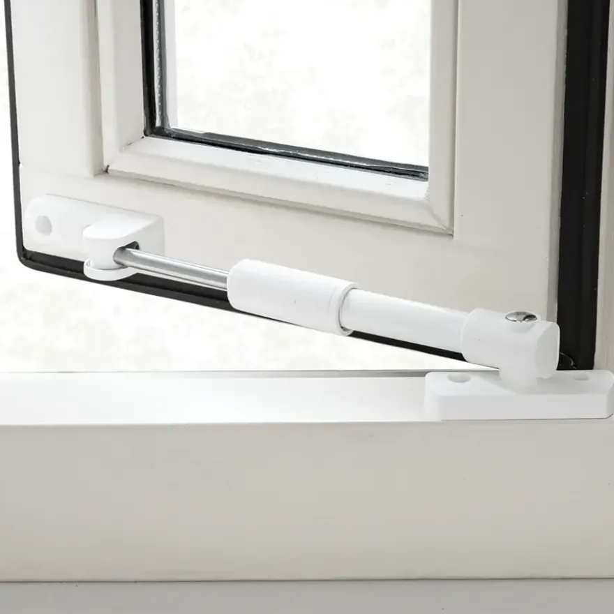 AXA telescopische raamuitzetter wit 20 cm buitendraaiend