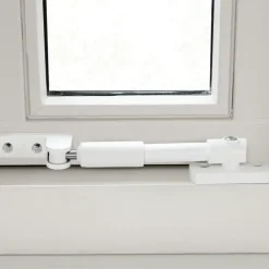 AXA telescopische raamuitzetter wit 20 cm buitendraaiend