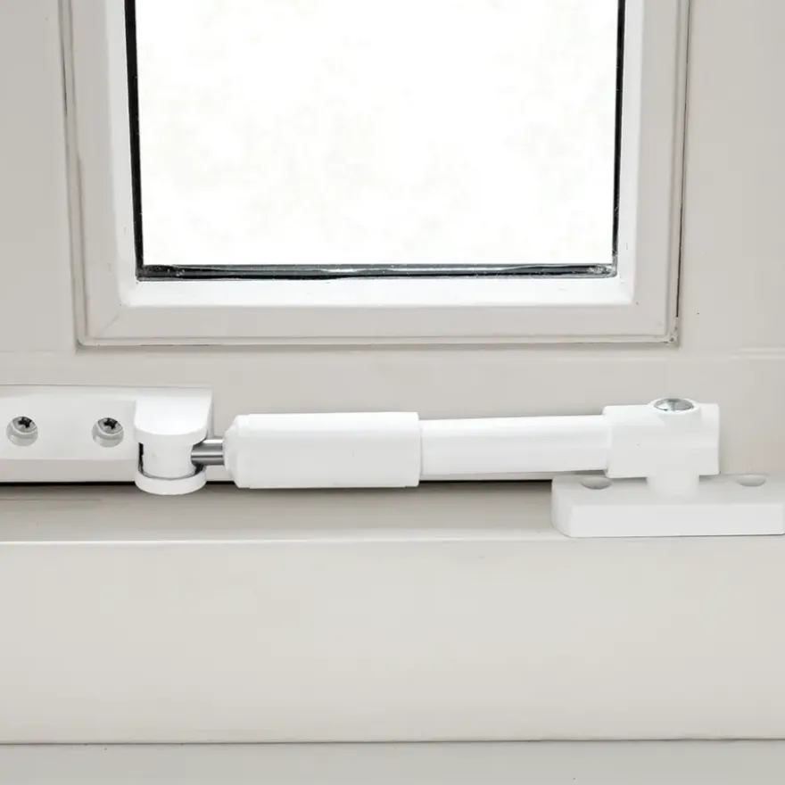 AXA telescopische raamuitzetter wit 20 cm buitendraaiend