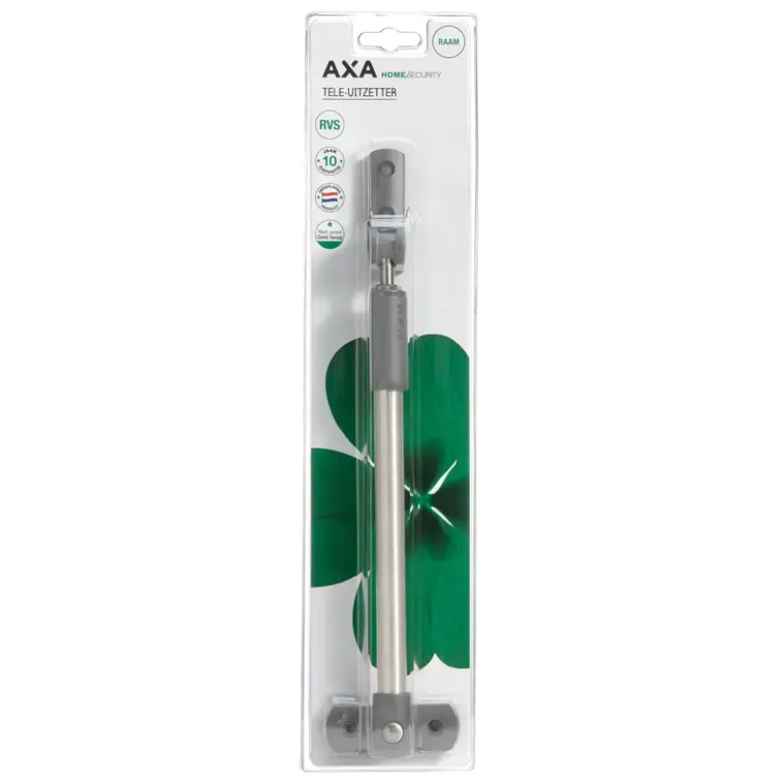 AXA telescopische raamuitzetter grijs 30 cm buitendraaiend