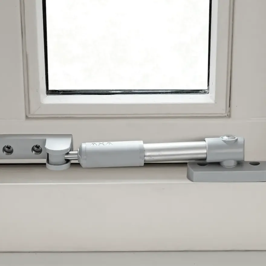 AXA telescopische raamuitzetter grijs 20 cm buitendraaiend