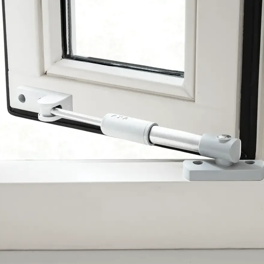 AXA telescopische raamuitzetter grijs 20 cm buitendraaiend