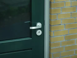 AXA veiligheidsbeslag Oval achterdeur aluminium rozet met SKG 3-sterren