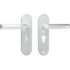 AXA veiligheidsbeslag Oval achterdeur aluminium kortschild met SKG 3-sterren 52 mm