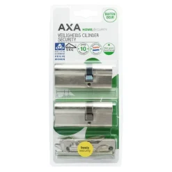 AXA veiligheidscilinder security 30-45mm SKG** gelijksluitend 2 stuks