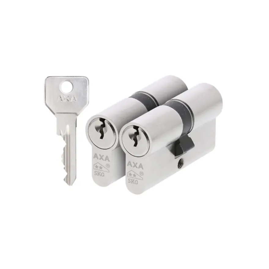 AXA veiligheidscilinder security 30-30mm SKG** gelijksluitend 2 stuks