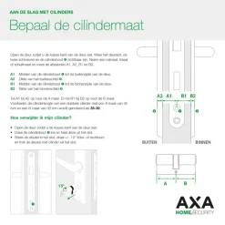 AXA veiligheidscilinder xtreme enkel 30-10mm SKG***