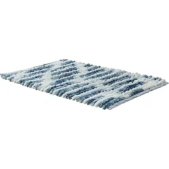 Badmat Vintage 50x80cm blauw