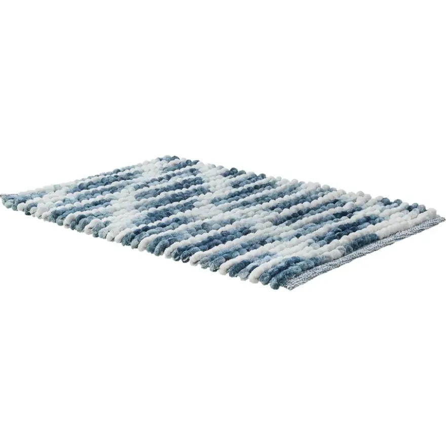 Badmat Vintage 50x80cm blauw