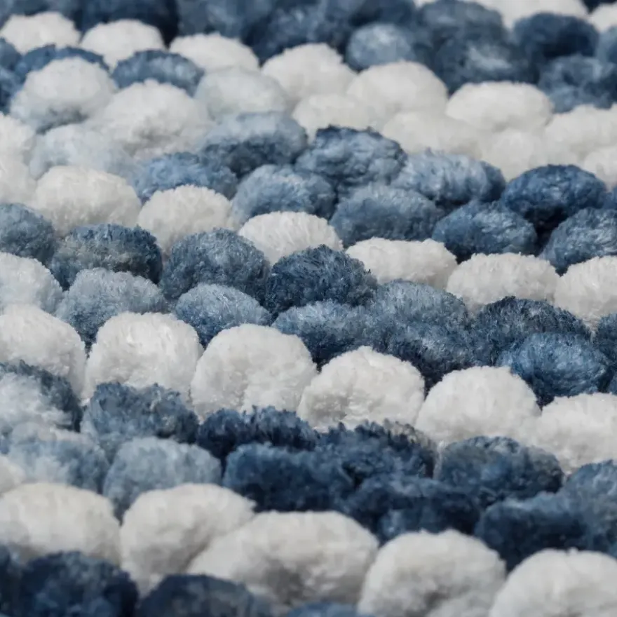 Badmat Vintage 50x80cm blauw