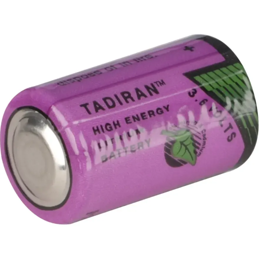 Batterij 1/2 AA Lithium 3.6V 1200mAh