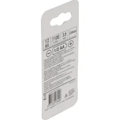 Batterij 1/2 AA Lithium 3.6V 1200mAh