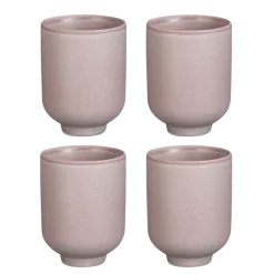 Beker Theo-Bert Pot lila 4 stuks 10 x 7,5 cm ΓΈ