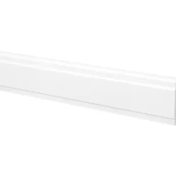 Belegstuk grenen wit gelakt 13x70mm 270cm