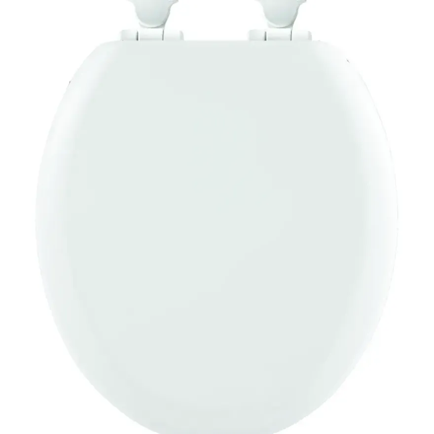 Bemis Chicago wc bril hout wit met softclose en quick release