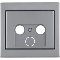 Berker K5 Centraalplaat Radio/TV RVS