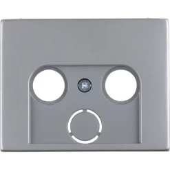 Berker K5 Centraalplaat Radio/TV RVS