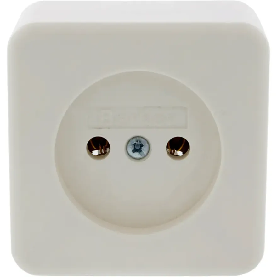 Berker Opbouw Enkel Stopcontact Wit