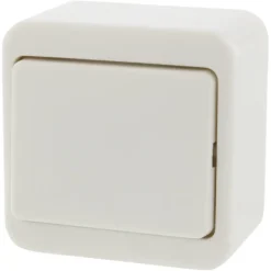 Berker Opbouw Wisselschakelaar Wit