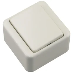 Berker Opbouw Wisselschakelaar Wit