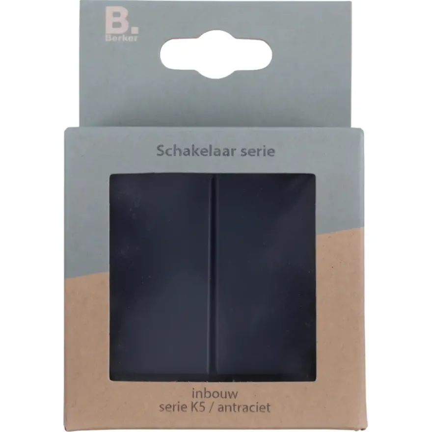 Berker Q1 Serieschakelaar Antraciet