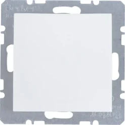 Berker S.1 afdekplaat wit