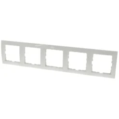Berker S.1 Afdekraam 5-Voudig Wit