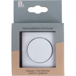 Berker S.1 Centraalplaat met Dimmerknop Wit