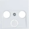 Berker S1 Centraalplaat Radio/TV Wit