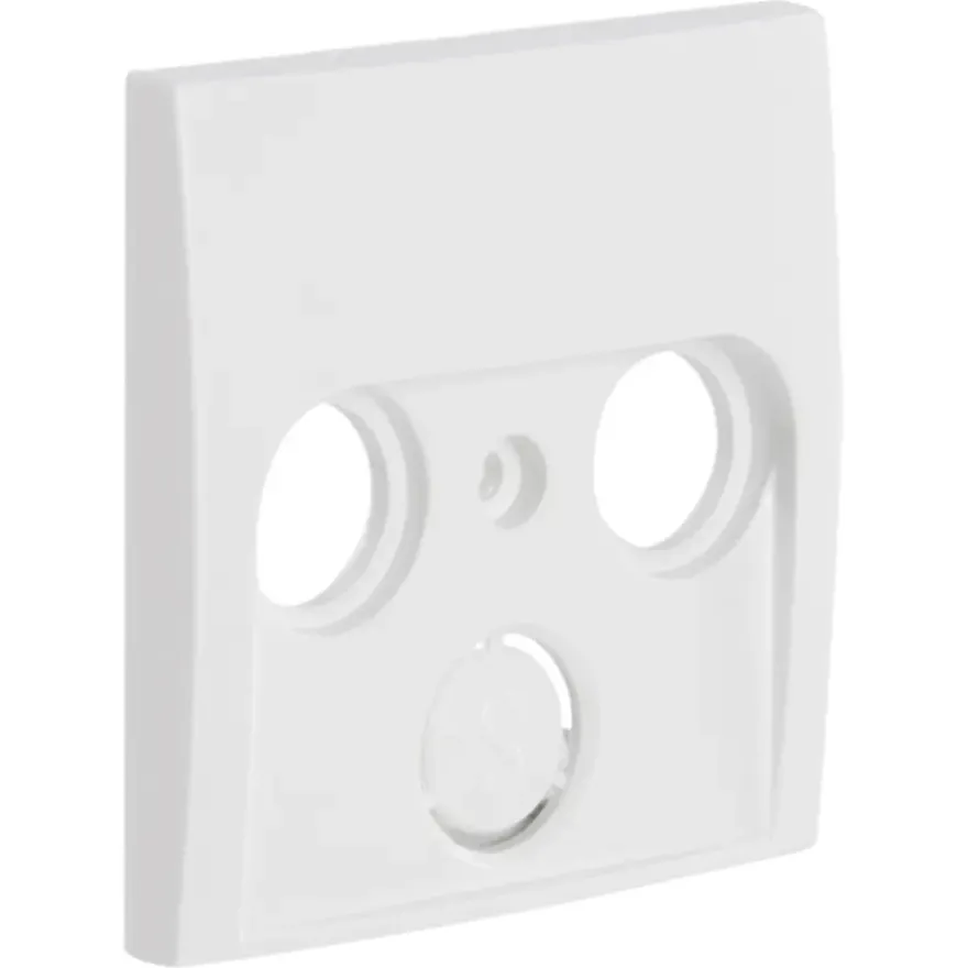 Berker S1 Centraalplaat Radio/TV Wit