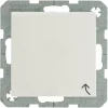 Berker S.1 Enkel Geaard Stopcontact met Klepje Wit