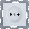 Berker S.1 Enkel Stopcontact Wit