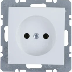Berker S.1 Enkel Stopcontact Wit