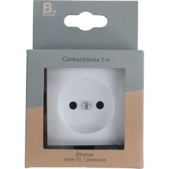 Berker S.1 Enkel Stopcontact Wit
