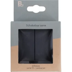 Berker S.1 serieschakelaar antraciet