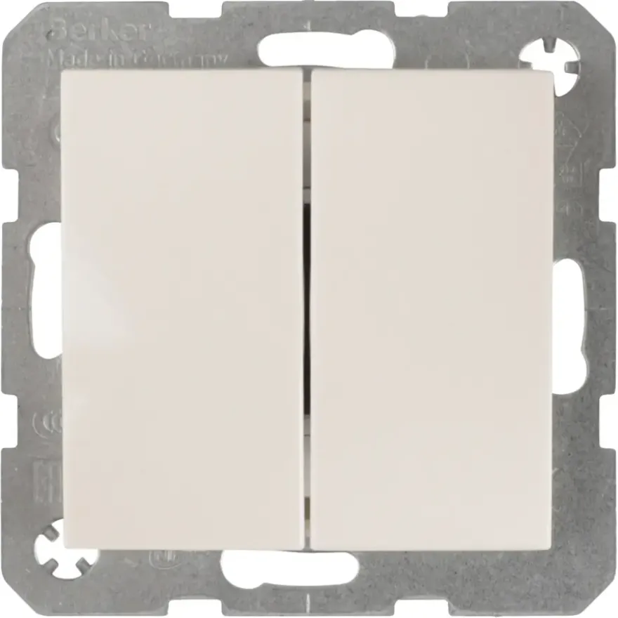 Berker S.1 serieschakelaar wit