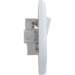 Berker S.1 stopcontact met serieschakelaar wit
