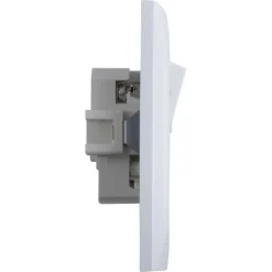 Berker S.1 stopcontact met wisselschakelaar wit