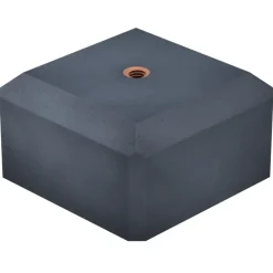 Betonpoer antraciet 18 x 18 x 10 cm